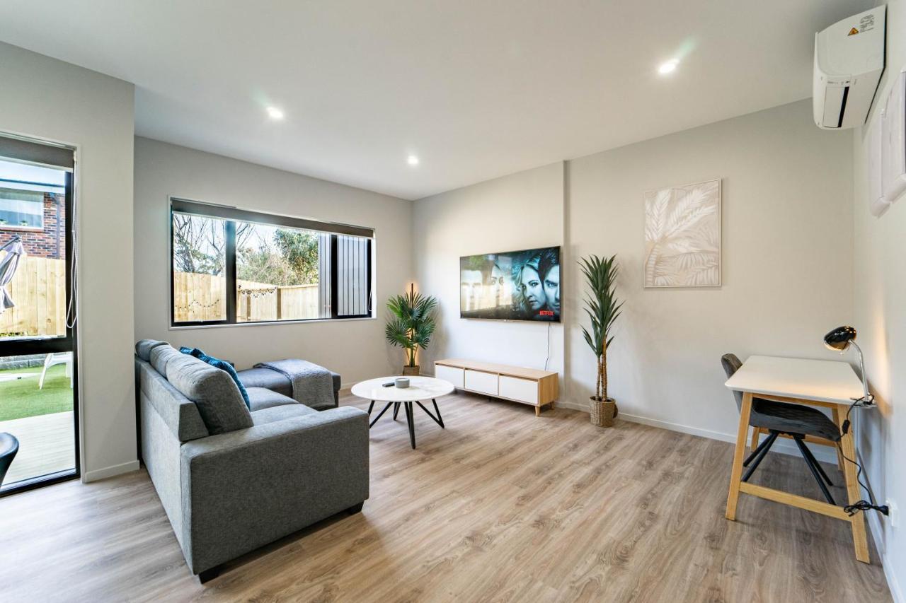 Modern Sunnyhills Town House Villa Auckland Luaran gambar